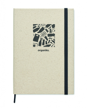 Logotrade corporate gift image of: A5 grass notebook 80 lined