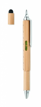 Logotrade promotional giveaways photo of: Spirit level pen in bamboo