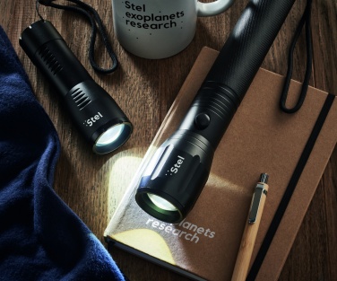 Logotrade corporate gift image of: Large aluminium LED flashlight