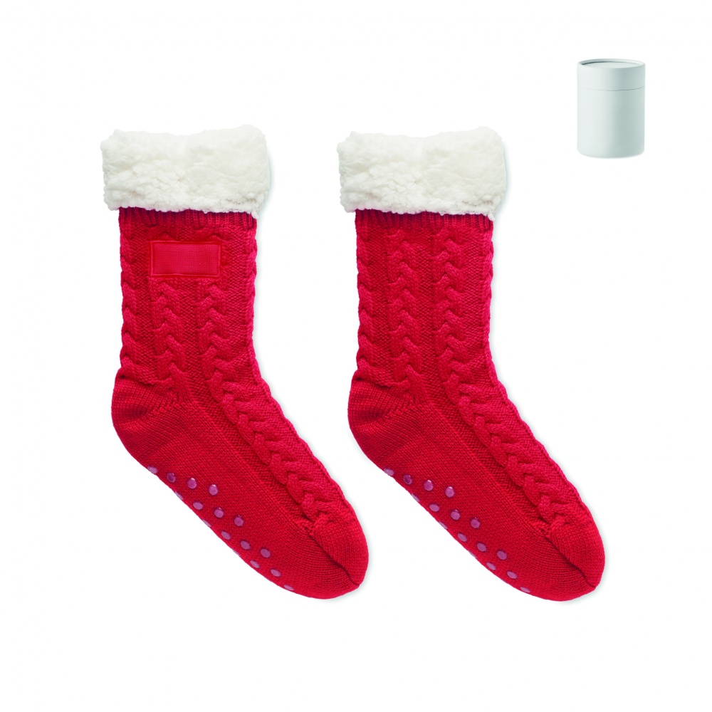 Logo trade promotional products picture of: Pair of slipper sock M