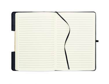 Logo trade promotional product photo of: A5 RPET notebook 80 lined