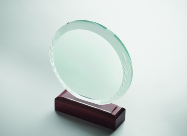 Logo trade promotional products picture of: Round award plaque