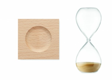 Logo trade promotional products image of: 5 minute sand hourglass