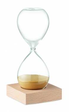 Logo trade corporate gifts image of: 5 minute sand hourglass