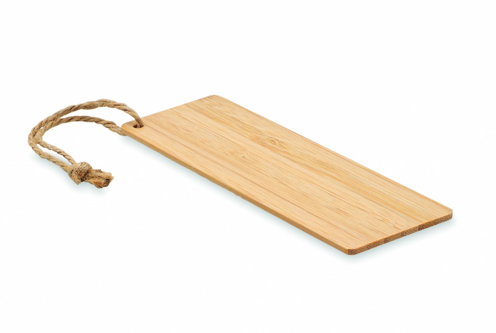 Logo trade advertising products image of: Bamboo bookmark