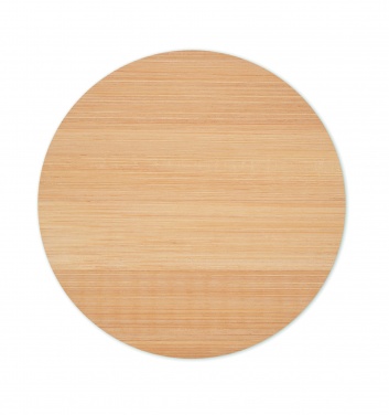 Logo trade promotional products picture of: Bamboo round coaster