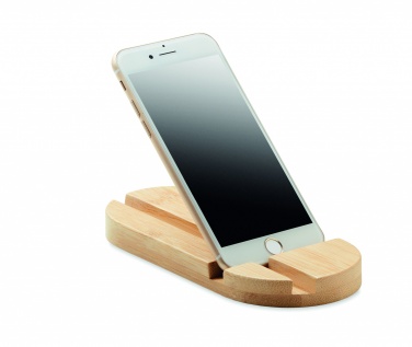 Logotrade promotional gift image of: Bamboo tablet/smartphone stand