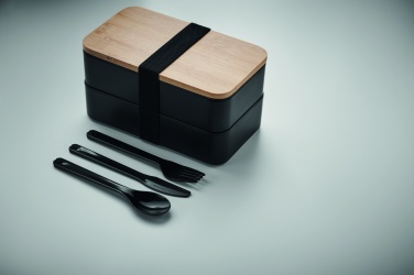 Logotrade corporate gift picture of: Lunch box in PP and bamboo lid