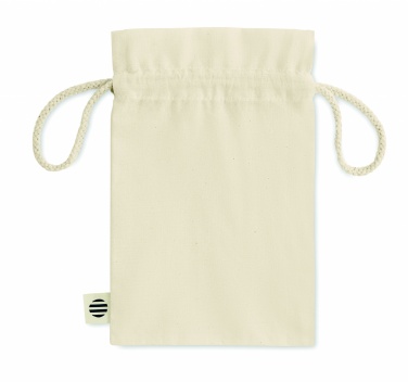 Logotrade promotional giveaway picture of: Small organic cotton gift bag