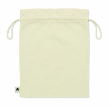 Logo trade promotional gift photo of: Medium organic cotton gift bag