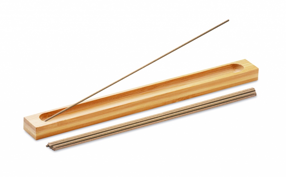 Logo trade promotional gift photo of: Incense set in bamboo