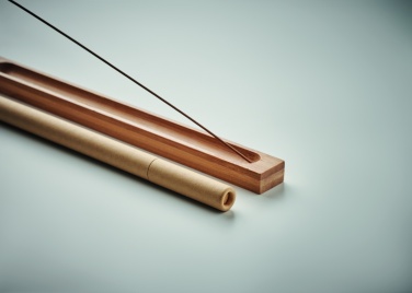 Logo trade advertising products picture of: Incense set in bamboo