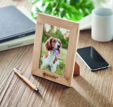 Logotrade promotional item image of: Bamboo photo frame