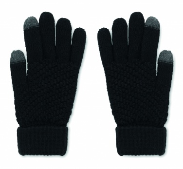 Logo trade corporate gifts picture of: Rpet tactile gloves