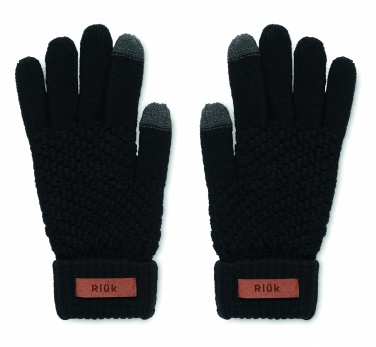 Logotrade promotional gift image of: Rpet tactile gloves