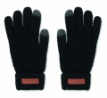 Rpet tactile gloves, Black