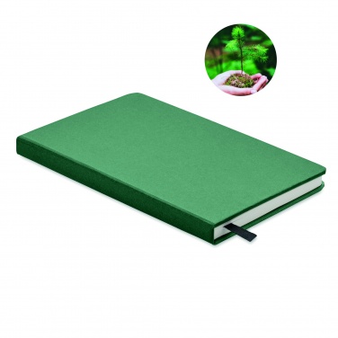 Logo trade promotional merchandise image of: A5 recycled page notebook