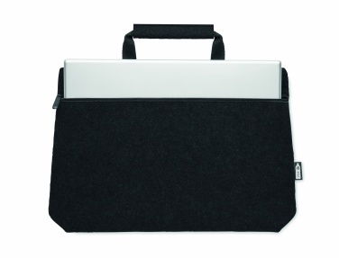 Logo trade promotional items picture of: RPET felt zippered laptop bag