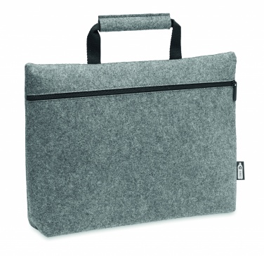 Logotrade promotional giveaway picture of: RPET felt zippered laptop bag