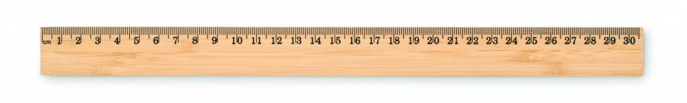 Logotrade promotional merchandise image of: Ruler in bamboo 30 cm