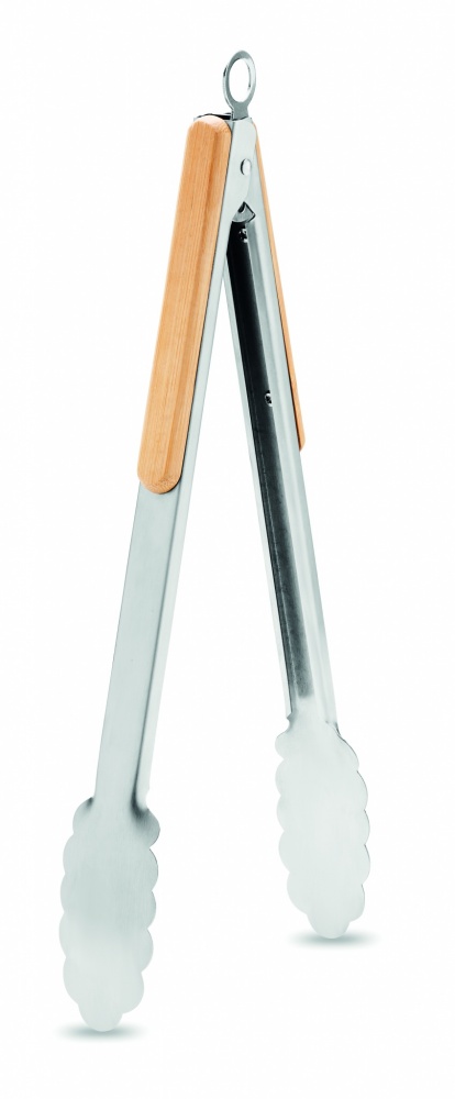 Logo trade promotional merchandise photo of: Stainless Steel Tongs