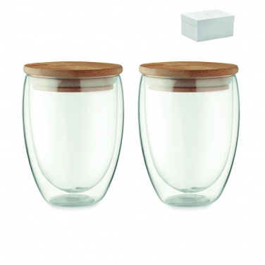 Logotrade corporate gift picture of: Set of 2 glasses 350 ml in box