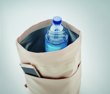 Logo trade promotional item photo of: Recycled cotton cooler bag