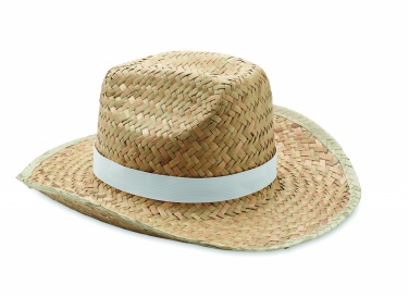 Logo trade corporate gifts image of: Natural straw cowboy hat