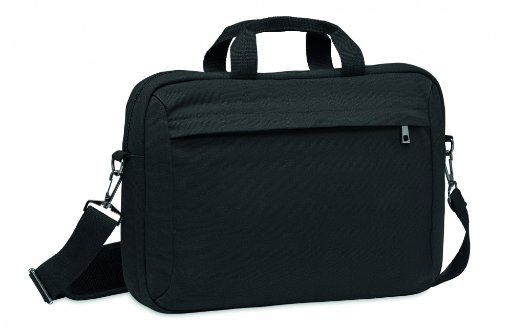 Logo trade promotional items image of: Laptop bag in washed canvas