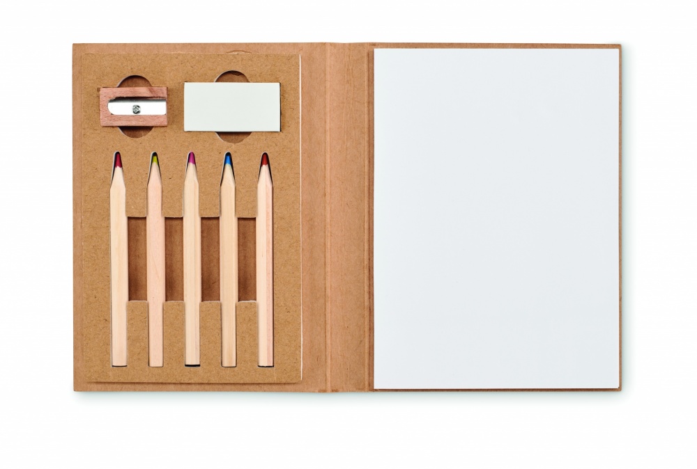 Logo trade corporate gift photo of: Kids 60 sheet drawing set