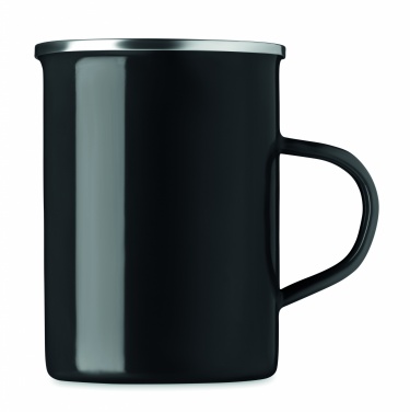 Logotrade promotional item image of: Metal mug with enamel layer