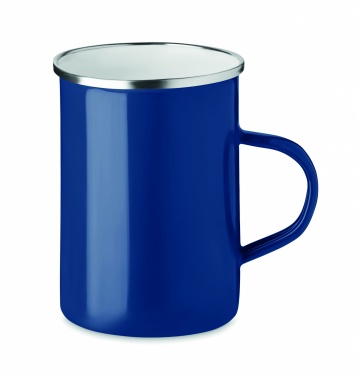 Logotrade promotional giveaway image of: Metal mug with enamel layer