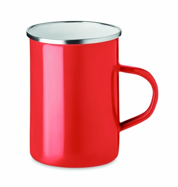 Logotrade advertising product picture of: Metal mug with enamel layer