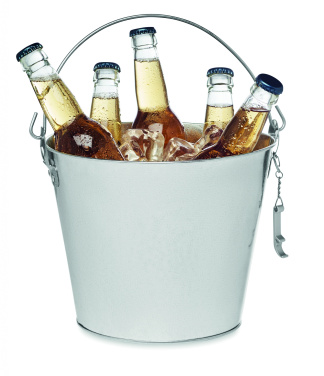 Logotrade promotional giveaway image of: Metal beer bucket 4L