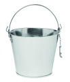 Metal beer bucket 4L, Matt Silver