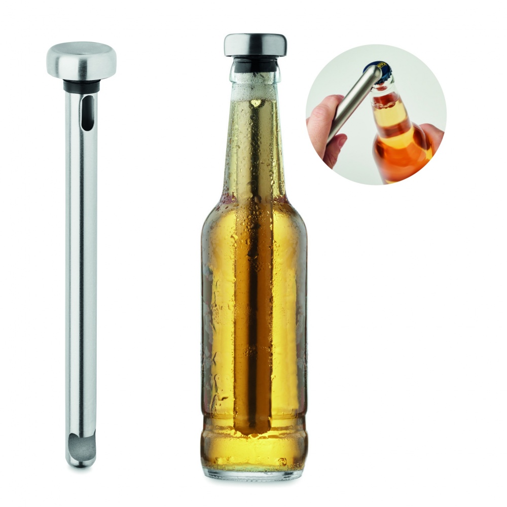 Logo trade advertising product photo of: Bottle opener chiller stick