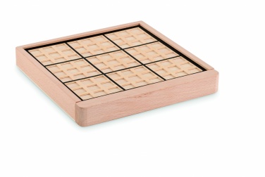 Logo trade promotional giveaway photo of: Wooden sudoku board game