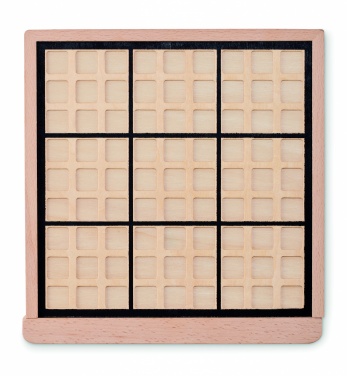 Logotrade promotional merchandise image of: Wooden sudoku board game