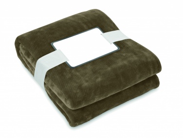 Logo trade corporate gifts picture of: RPET fleece blanket 280 gr/m²