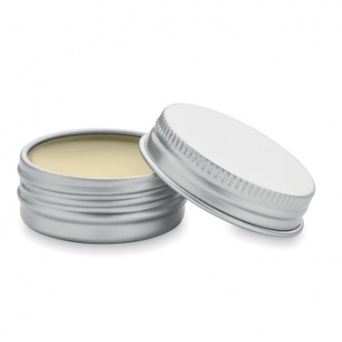 Logo trade promotional gifts image of: Vegan lip balm in round tin