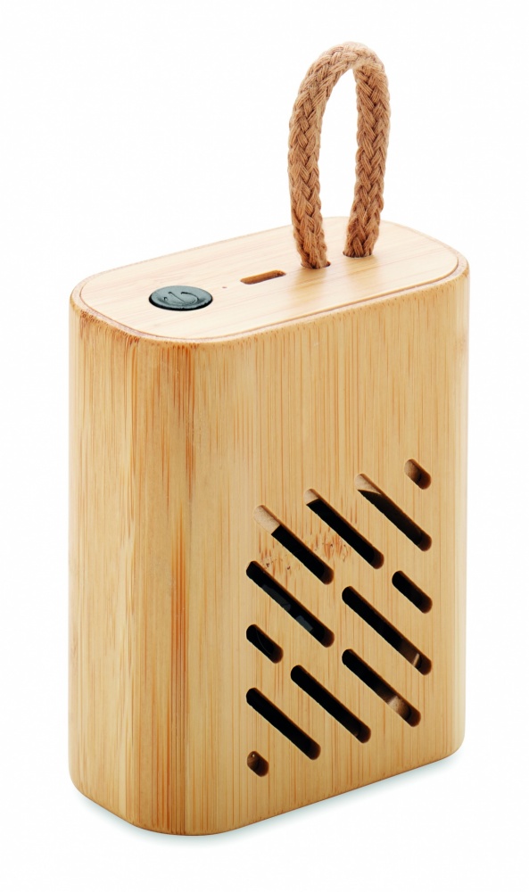 Logotrade promotional item image of: 3W Bamboo wireless speaker