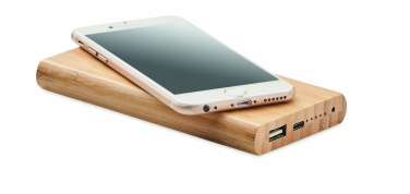 Logo trade advertising product photo of: 6000 mAh Bamboo power bank