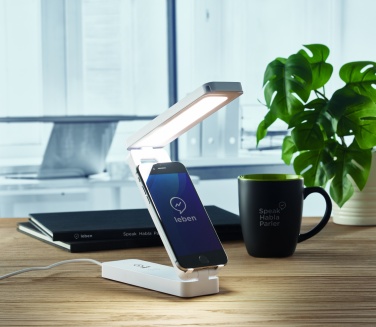 Logotrade promotional gifts photo of: Lamp and wireless charger 10W