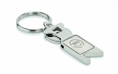 Logo trade business gift photo of: Euro Token key ring Porvoo