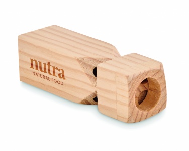 Logotrade business gift image of: Wooden train whistle