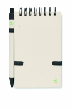 Logo trade corporate gift photo of: A6 milk carton notebook set