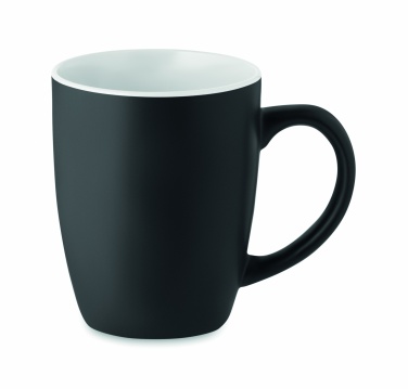 Logo trade business gift photo of: Two tone ceramic mug 290 ml