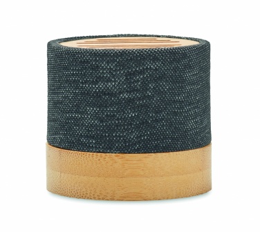 Logotrade promotional merchandise picture of: Bamboo RPET wireless speaker