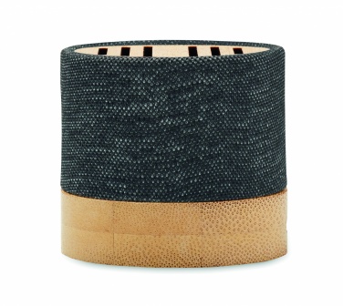 Logotrade business gift image of: Bamboo RPET wireless speaker