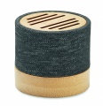 Bamboo RPET wireless speaker, Black